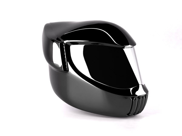 Dark Motorcycle Helmet 