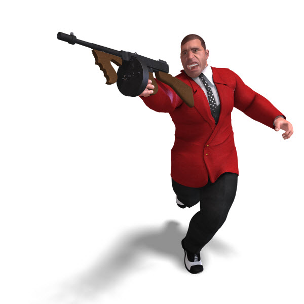 Combo Package - Suit and Tommy Gun
