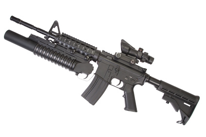  M4A1 carbine with M203 grenade launcher