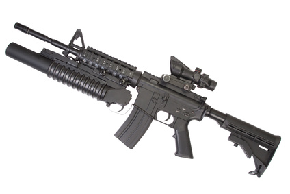 M4A1 carbine with M203 grenade launcher