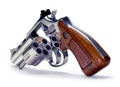 Russian Silver Revolver