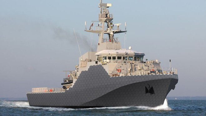 ADAPTIV Camouflaged Warship