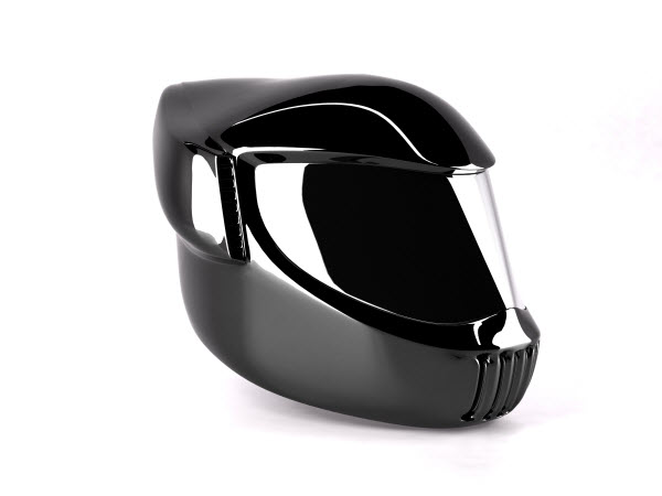 Dark Motorcycle Helmet